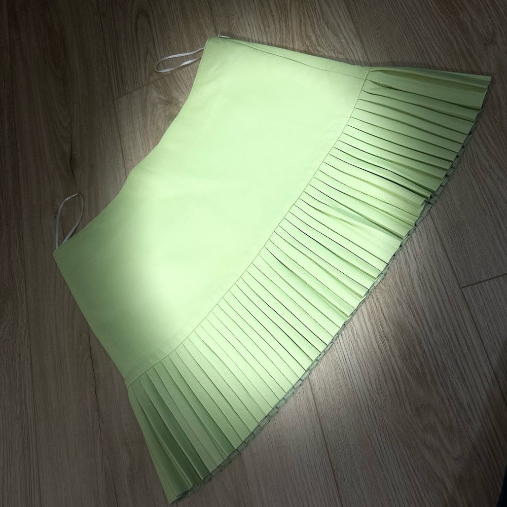 Vintage Marc Laurent Italy Leather Skirt